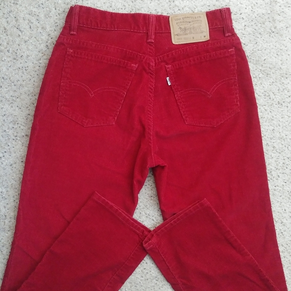 Levi's Denim - Levi's vintage red corduroy jeans